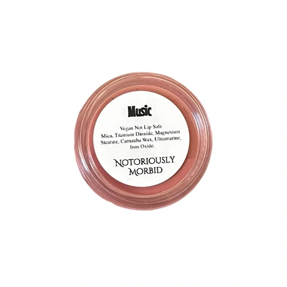 Notoriously Morbid Music Blush Vegan Loose Powder Indie Beauty Discontinued